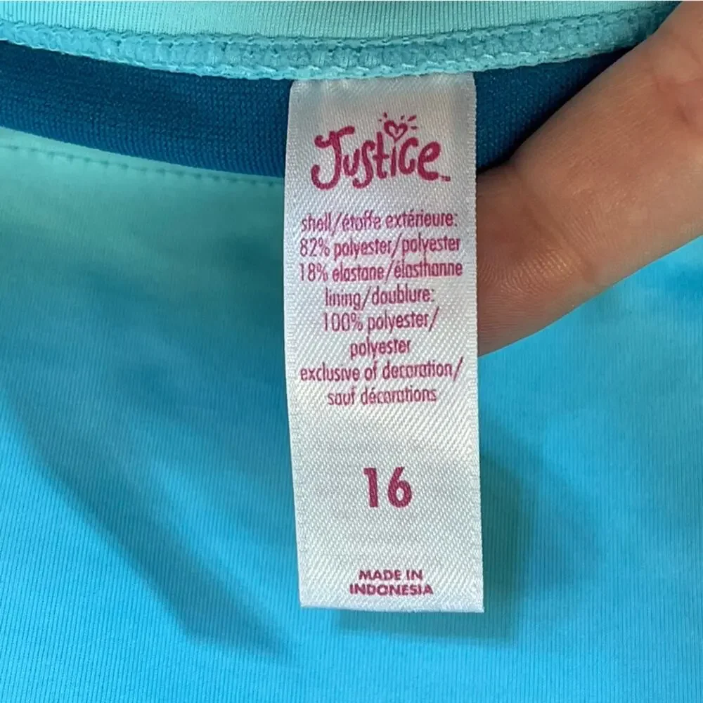 Justice, Mermaid Bikini. Girls size 16. Good used condition!
